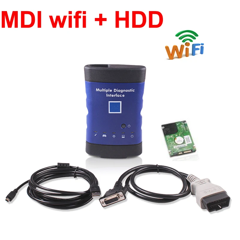 

Newest forG.M MDI Multiple Diagnostic Interface ForGM MDI WIFI Multi-Language MDI Scanner free shipping