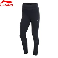 Li-Ning для женщин, для бега, серия, базовый слой, обтягивающие штаны, нейлон, спандекс, удобная дышащая подкладка, для фитнеса, спортивные колготки, AULP022 WKY220