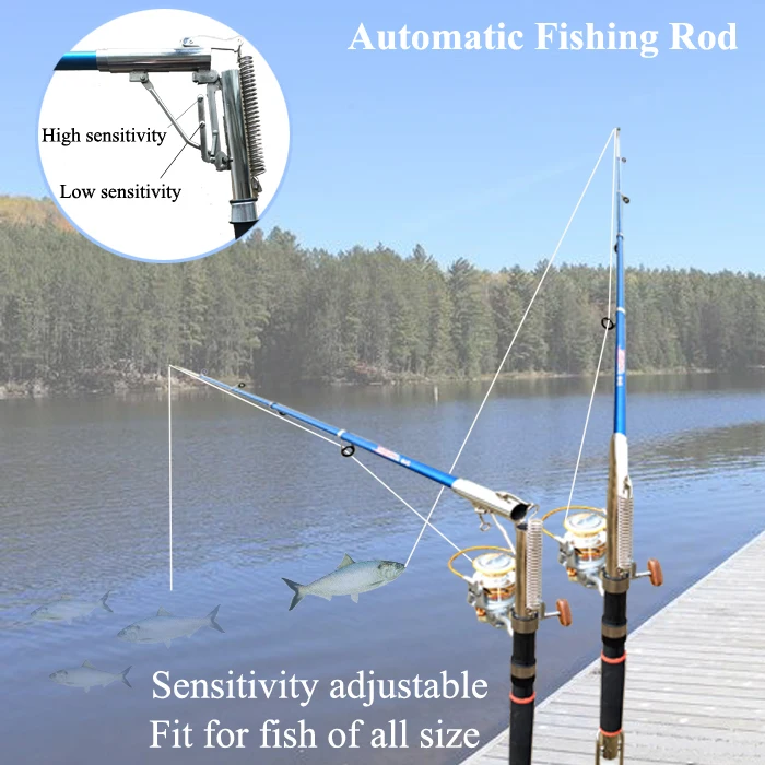 

Smart Kingfisher 2.7m Automatic Fishing Rod Bait Biting Will Trigger and Tip-up the Rod to Hook the Fish Automatically