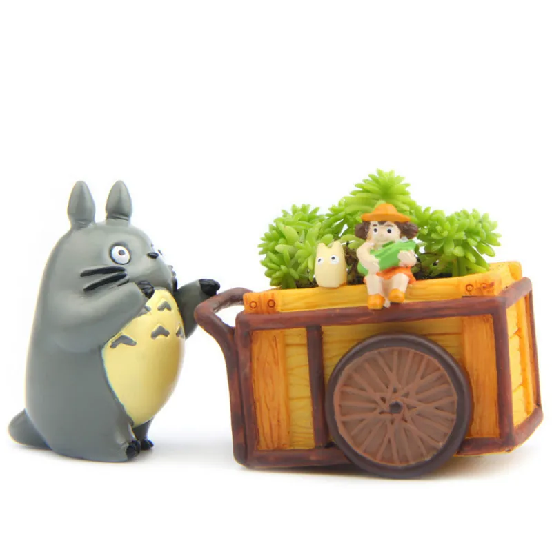

Miyazaki Hayao Dragon Cat Flower Pot Resin DIYHome Decoration Fleshy Flower Pot Succulent Potted Plants Flower Pot