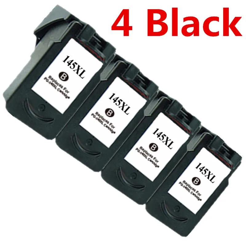 Востановленные картриджи для струйного принтера для Canon PG-145 XL PG-145XL PG 145 PG145 CL-146 CL 146 CL146 Pixma MG2410 MG2510 для струйной печати - Цвет: 4 Black