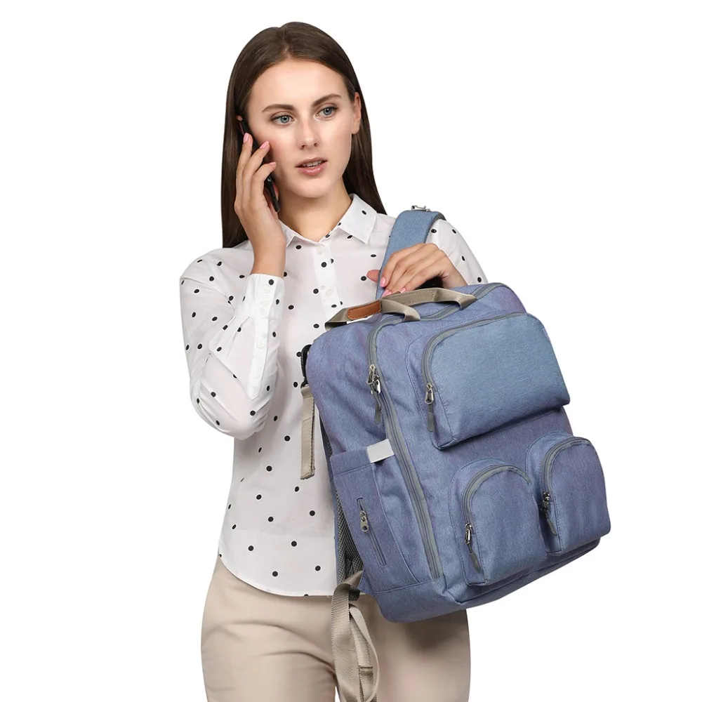 Новая европейская американская Водонепроницаемая модная многофункциональная сумка на плечо для мам Большая вместительная сумка для беременных женщин