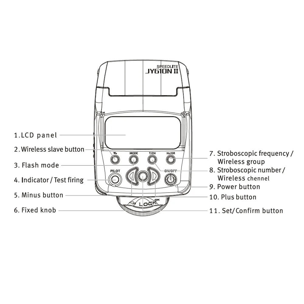 Оригинальная мини-вспышка Viltrox JY-610N II i-ttl для камеры Nikon D3300 D5300 D7100