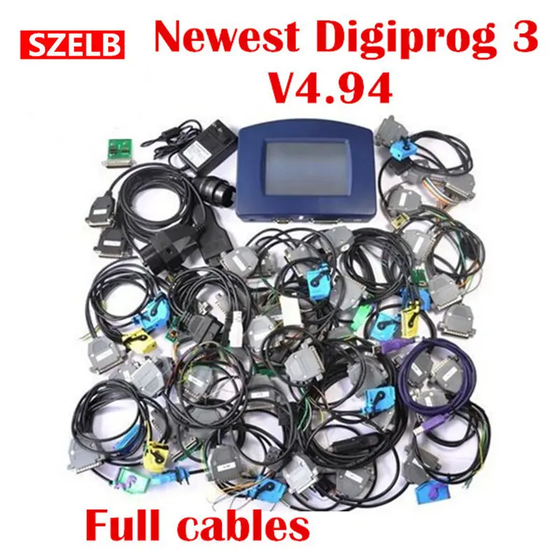 

2019 Digiprog3 Full set Digiprog 3 V4.94 Odometer programmer Digiprog III Mileage Correct Tool for Many Cars DHL Free