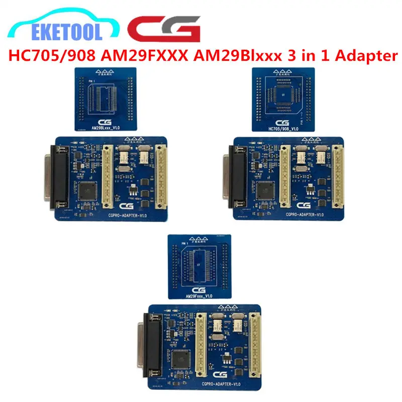 

HC705/908 AM29FXXX AM29Blxxx 3 in 1 Adapter Works CGDI CG PRO 9S12 Programmer Integrated Adapter Anti-Theft EIS Lock
