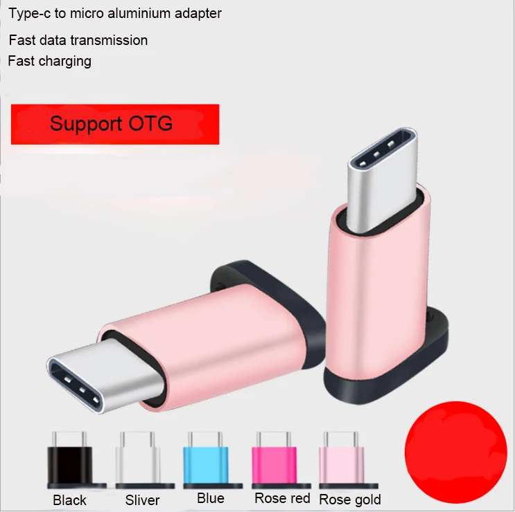 

5pcs USB Adapter Type C to Micro USB Adapter OTG Type-C Converter for Macbook One Plus 5 USB Type-C Adapter for LG G5 Xiaomi 6
