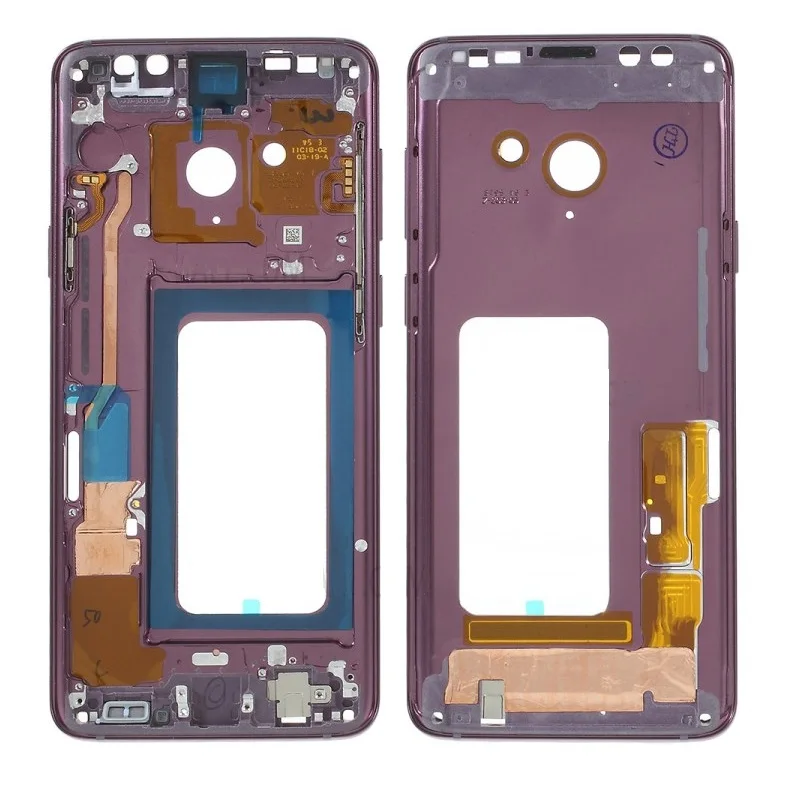 Rear Back Frame Housing Plate Middle Cover for Samsung Galaxy S9 Plus S9+ G965F Black Blue Gold Gray Purple Color | Мобильные