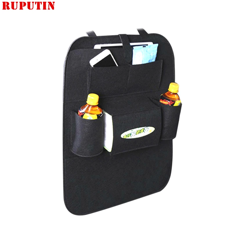 

RUPUTIN Felt Covers Back Seat Pockets Car Seat Styling Automobile Seat Hanging Bag Multifunctional Seat Bag Storage Cosmetic Bag