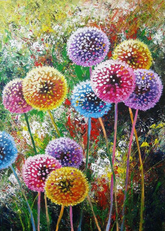 Ponto cruz com pintura de diamante