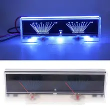 Панель усилителя мощности двойной аналоговый VU метр Аудио Уровень дБ метр с подсветкой