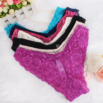 

Fashion Transparent Lace Briefs Women Sexy Hollow Out Flounces Bowknot Underwear See Through Panties Lolita Lingerie Vs Pink