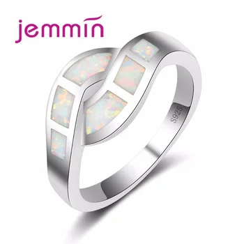 

Opal 925 Sterling Silver Silver Color Jewelry For Wedding Anniversary Engagement Rings Luxury Charm Colorfur Opal For Women
