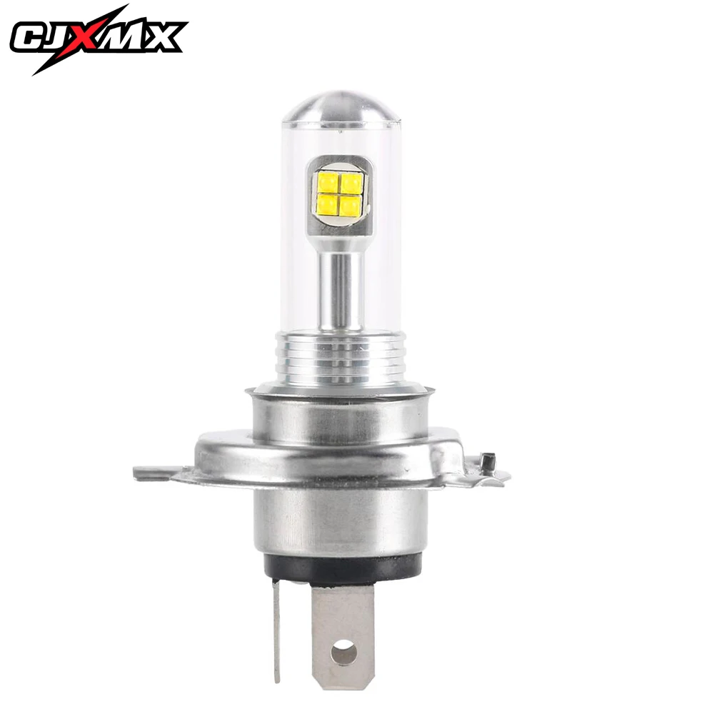 

CJXMX 1PC H4 LED Motorcycle Headlight Bulbs 1600LM Super Bright Scooter Moto Accessories 6000K 12V Motorcycle Headlamp Fog Light