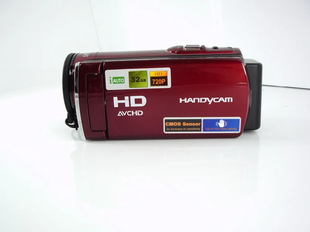 12,0 мегапикселей разрешение изображения HDV-666 цифровая видеокамера с 3,0 дюймов цветной TFT lcd