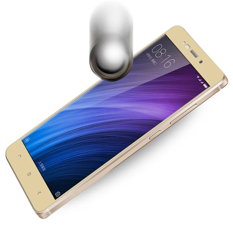 Закаленное 3d стекло для Xiaomi Redmi 4 2 шт. полноэкранная Защитная пленка Pro