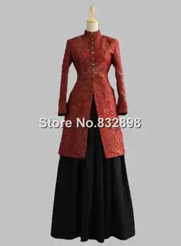 

Victorian Edwardian Ladies Frock Custome Old West Jacket Reenactment Ball Gown Dress