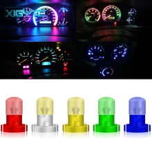 5 шт. T3 1 SMD Neo инструмент: клин кластер панель приборной панели лампы постоянного тока 12 В салона автомобиля лампа накаливания на панель приборов светодиодный Авто лампочка светильник s