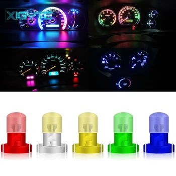 

5PCS T3 1 SMD Neo Wedge Instrument Cluster Panel Dashboard Lamps DC 12V Car Interior Dashboard Light Bulbs LED Auto Bulb Lights