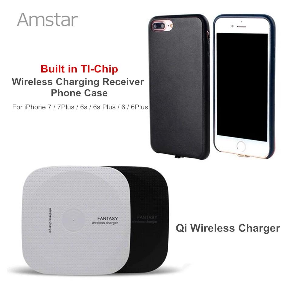 Amstar Qi Wireless Charger Portable Wireless Charging Pad