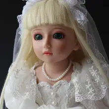 18 дюймов реалистичные виниловые SD/BJD куклы невесты свадебные украшения ручной работы шарнирные куклы для девочек bonecas Brinquedos Meninas