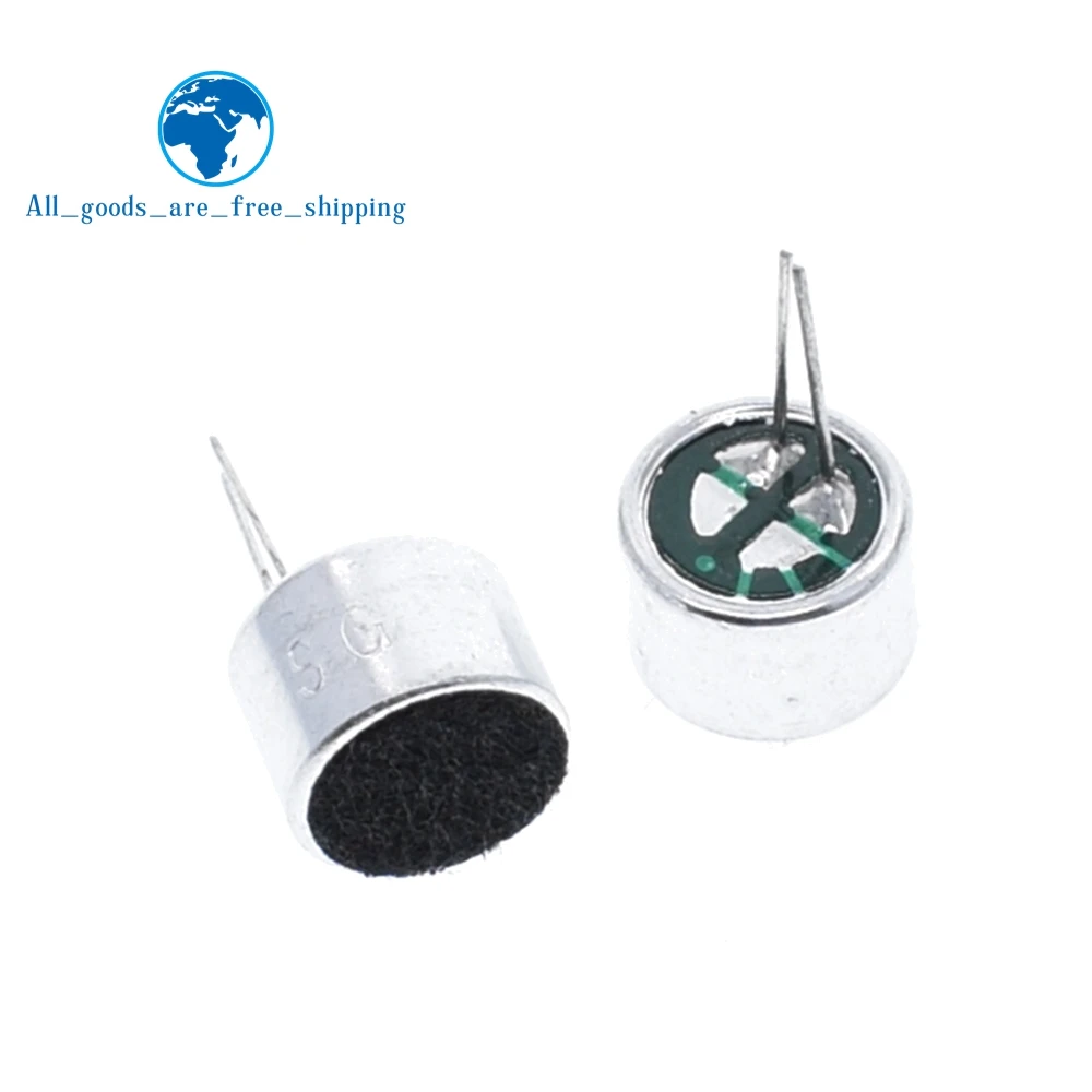 

TZT 10 PCS/LOT 9x7mm 9767 Microphone Electret Microphone with 2 pin pick-up
