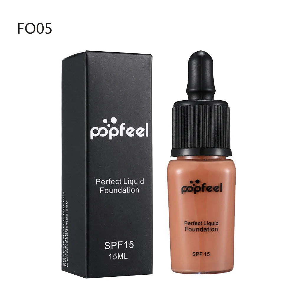 Основа для макияжа Spf 15 идеальный жидкий консилер для темного масло для кожи-контроль отбеливающий консилер макияж лица Popfeel макияж