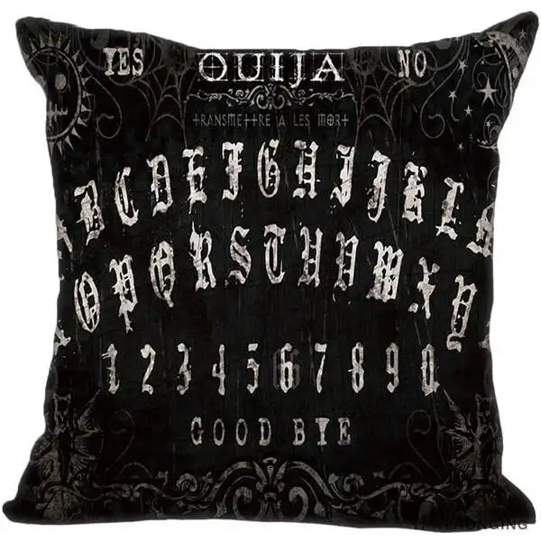 Заказная декоративная наволочка Ouija Board Spirit Board квадратная Наволочка на молнии 35X35,40x40,45x45 см(с одной стороны) 80527-21-10 - Цвет: Square Pillowcases