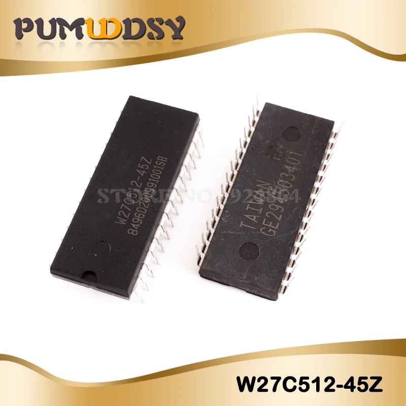 

5 pcs/lot NEW ORIGINAL IC W27C512 W27C512-45Z W27C512-45 27C512 DIP28 IC