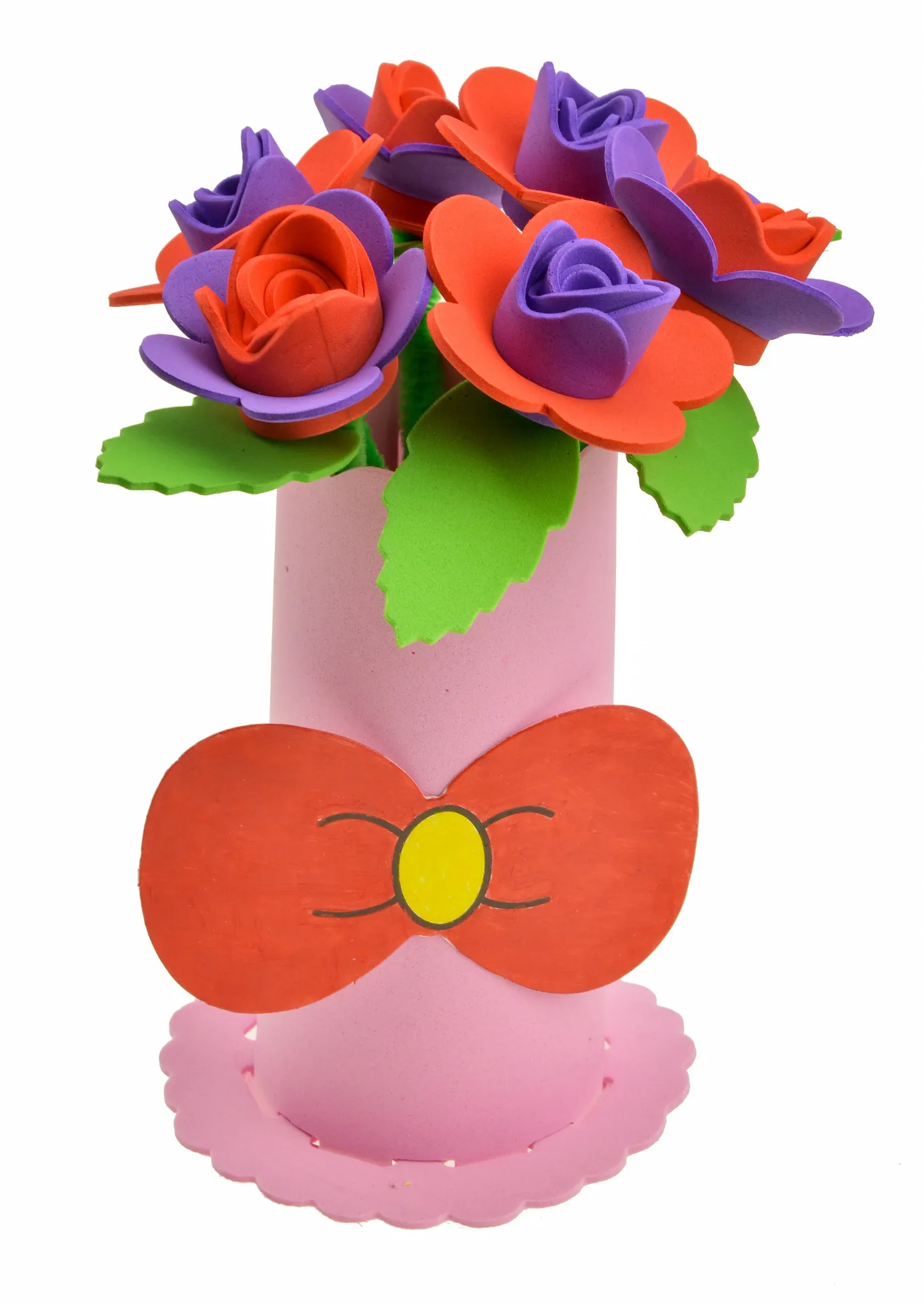 Handmade EVA Flower Pot Toys Kids DIY Craft Kits Creative Early Educational t Ea