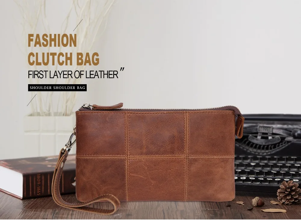 2073--Cow Leather Long Purse Wallet Multi-function Phone Bag--2_01 (1)