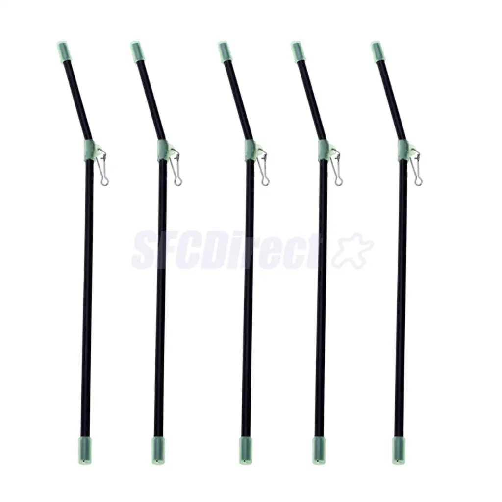 5Pcs Anti   Booms with Strong Snap, Luminous Fishing Rig Bent Booms - Sea Fishing, Coarse Fishing