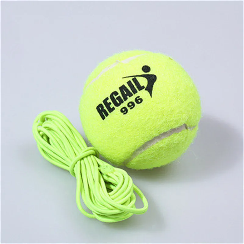 6 pcs New Tennis Balls traing With elastic string drill tennis trainer high quality rubber