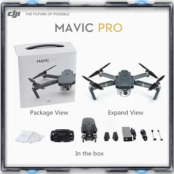 In stock!!!2017 Newest Original DJI Mavic pro drone fly more combo with 4K video 1080p camera rc helicopter 27 mins Flight time