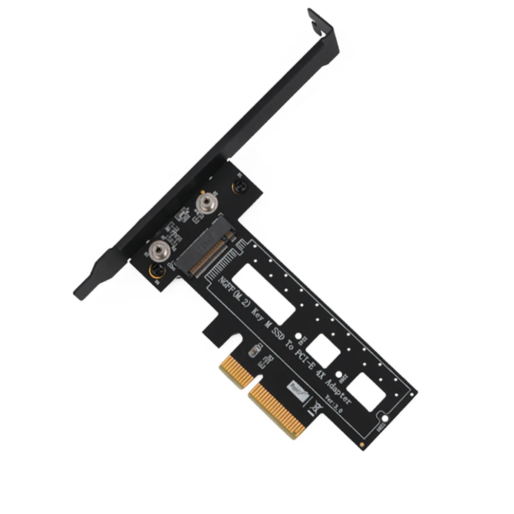 Адаптер переходника PCI Express 3 0x4 на M.2 NVMe SSD NGFF Pcie M2 поддержка 2242 2260 2280
