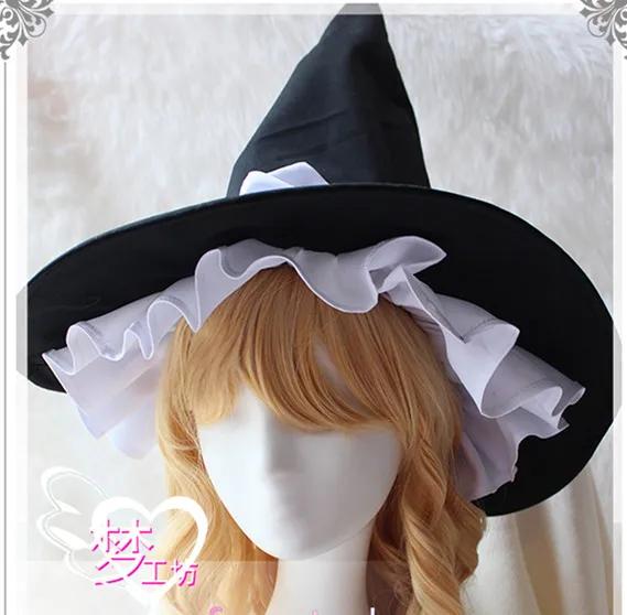 東方project霧雨魔理沙アニメコスプレ黒魔女帽子 Aliexpress Novelty Special Use 東方project霧雨魔理沙アニメコスプレ黒魔女帽子 Aliexpress Novelty Special Use