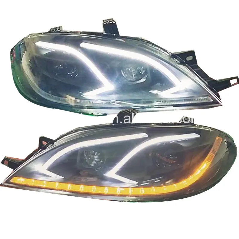  For Excelle Nubira Forenza LED Head Light For Buick 2002-2010 Black Housing - 33001992105