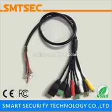 Smtsec sip-E-ug кабель ug RJ45+ BNC+ DC+ USB+ аудио Вход+ аудио выход+ RS485+ сигнализация для SIP-серии e IP Камера модуль двойной борт