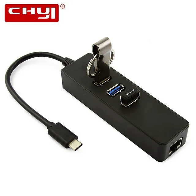 Cheap CHYI Multi USB C Hub To RJ45 Ethernet Network Adapter Type-C 3.1 USB Hub 3 Ports Splitter For Macbook Air Computer Accessories Cheap CHYI Multi USB C Hub To RJ45 Ethernet Network Adapter Type-C 3.1 USB Hub 3 Ports Splitter For Macbook Air Computer Accessories
