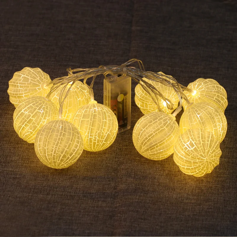 

2020 Christmas light LED light decoration Crack Yellow Led String Lights Christmas Holiday Street party Light Outdoor Decorative