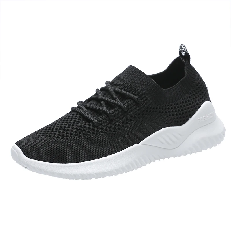 

2020 Fashion Spring Summer Korean Sports Leisure Shoes Wild White Breathable Women's Sneakers Women Black Vulcanized Shoes
