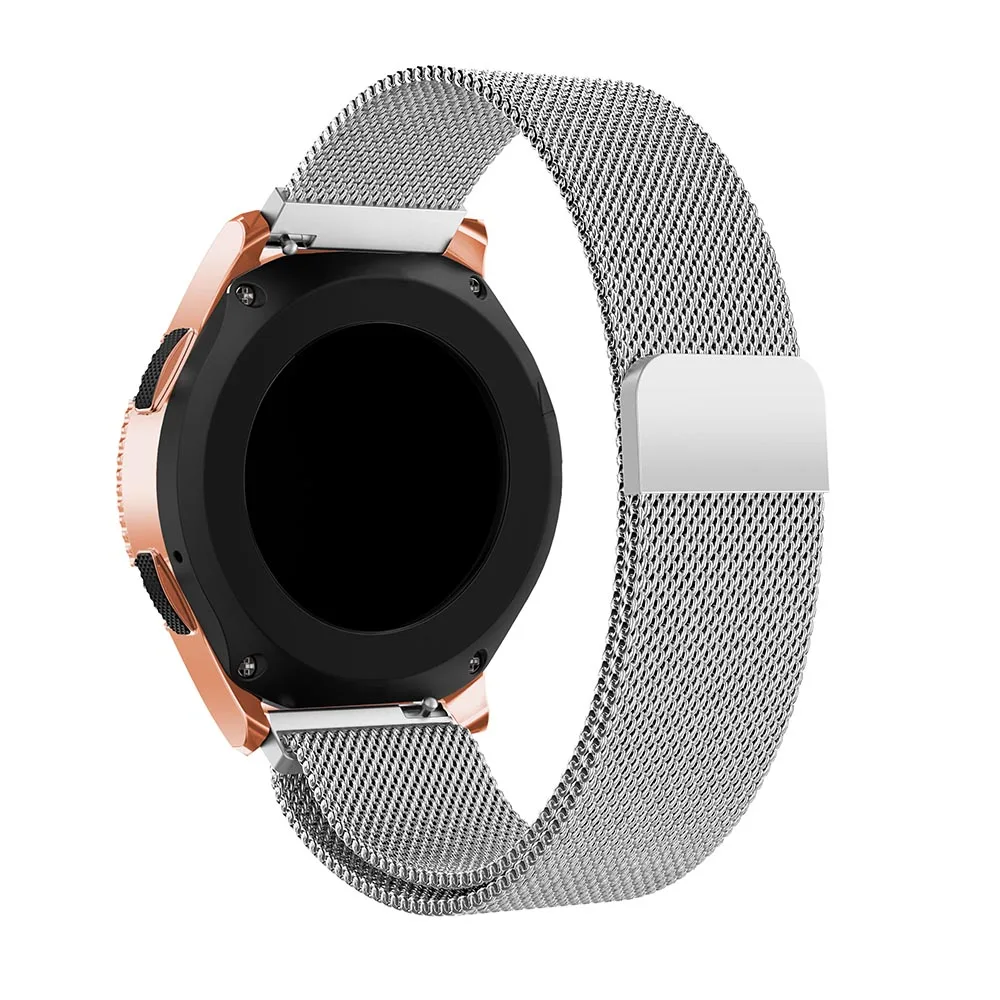 22 мм 20 ремешок из нержавеющей стали для Samsung Galaxy watch 42 46 Миланская петля запасной