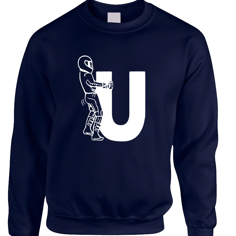 Adult Sweatshirt F U Motorcyclist Riding Cool Motorcycle Top (3)