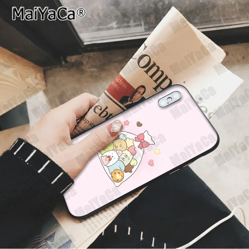 MaiYaCa Kawaii Сумико гураши Coque Shell чехол для телефона iphone 11 pro 5Sx 6 7plus 8 8Plus X XS MAX XR - Цвет: A12