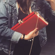 Nouveau Style Simple Designer Femmes Sacs À Main 2016 PU Bandoulière En Cuir Sacs 3 Couleur Disponible Petit Mode D’embrayage Sacs Pour Femme