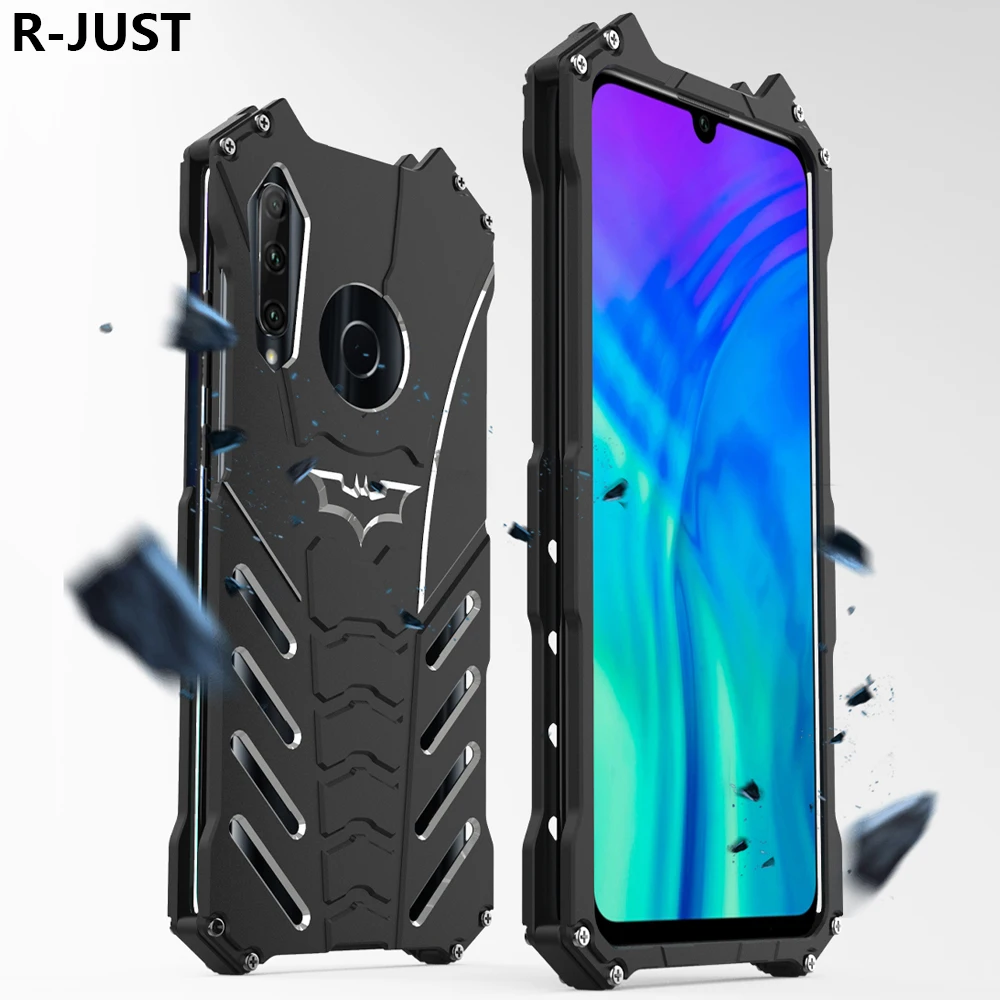 

R-JUST for Huawei Honor 20i case cover Luxury Slim Hard Aluminum Alloy Shockproof Armor Phone Case for Honor 2i Back Cover Funda