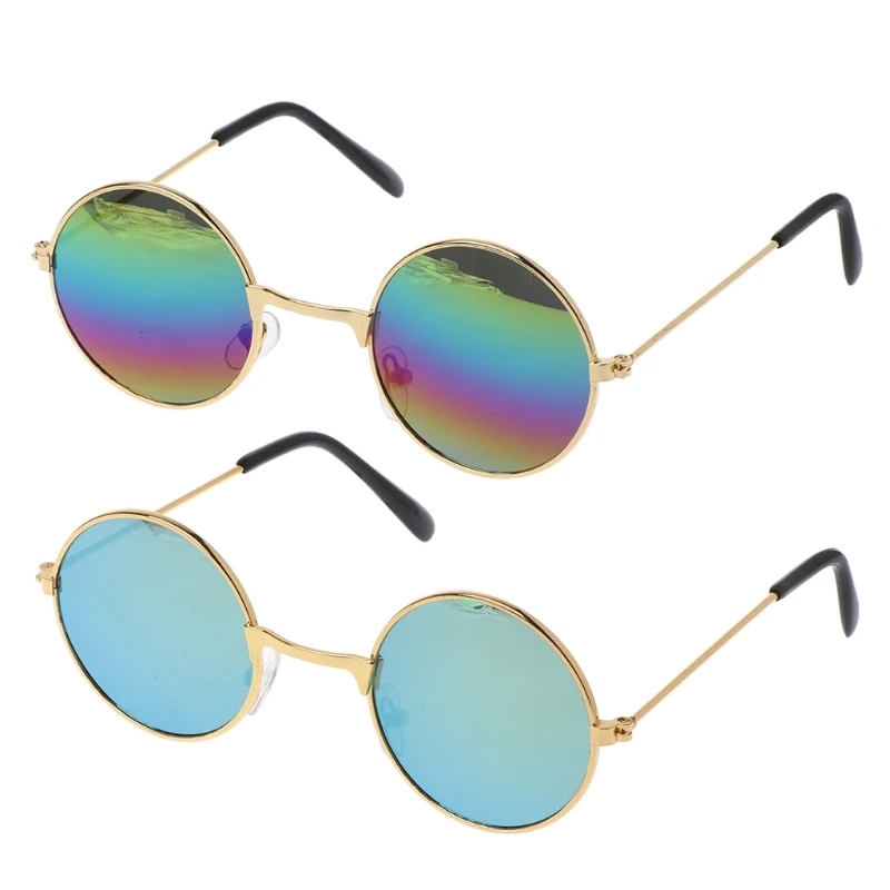 

High Quality Newborn Baby Photography Props Infant Glasses Sunglasses Vintage Photo Prop AUG-16A