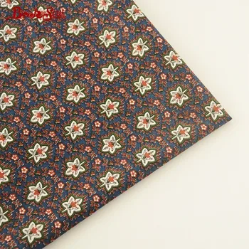 

Booksew 100% Cotton Poplin Fabric Fat Quarter Flower Design Soft Tecido For DIY Crafts Patckwork Clothing Girls' Dress Shirt CM