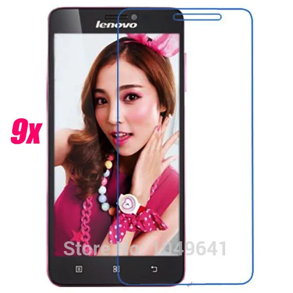 9pcs/Lot LCD Glossy Front Transparent Screen Guard Protectors for Lenovo S850 Film Wholesale | Мобильные телефоны и