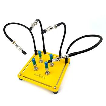 

BANGSTOOL Moveable Welding Soldering Station Third Hand Repair Tool Four Arm for RC Drone FPV Racing Flight Controller ESC Tools