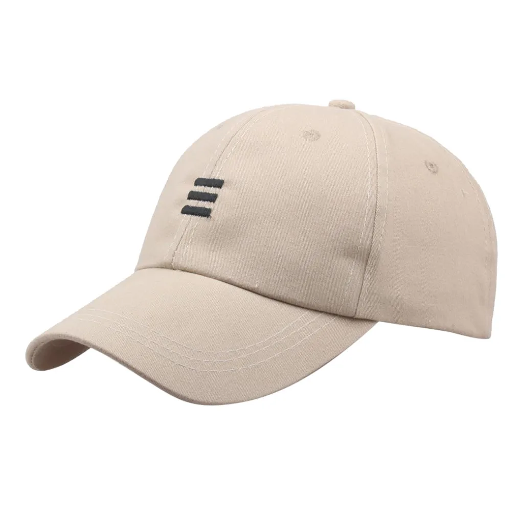 

Summer unisex cap new hip hop hat striped embroidery adjustable cap summer UV protection Hat 2019#YL-10